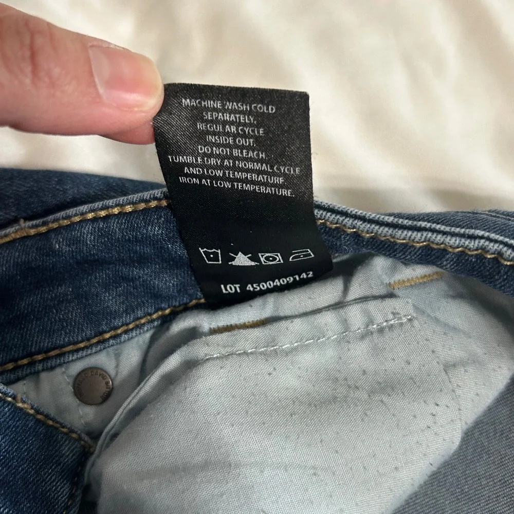 Buffalo David Bitton Womens‎ Rip and Repair Mid-Rise Skinny Size 6/28